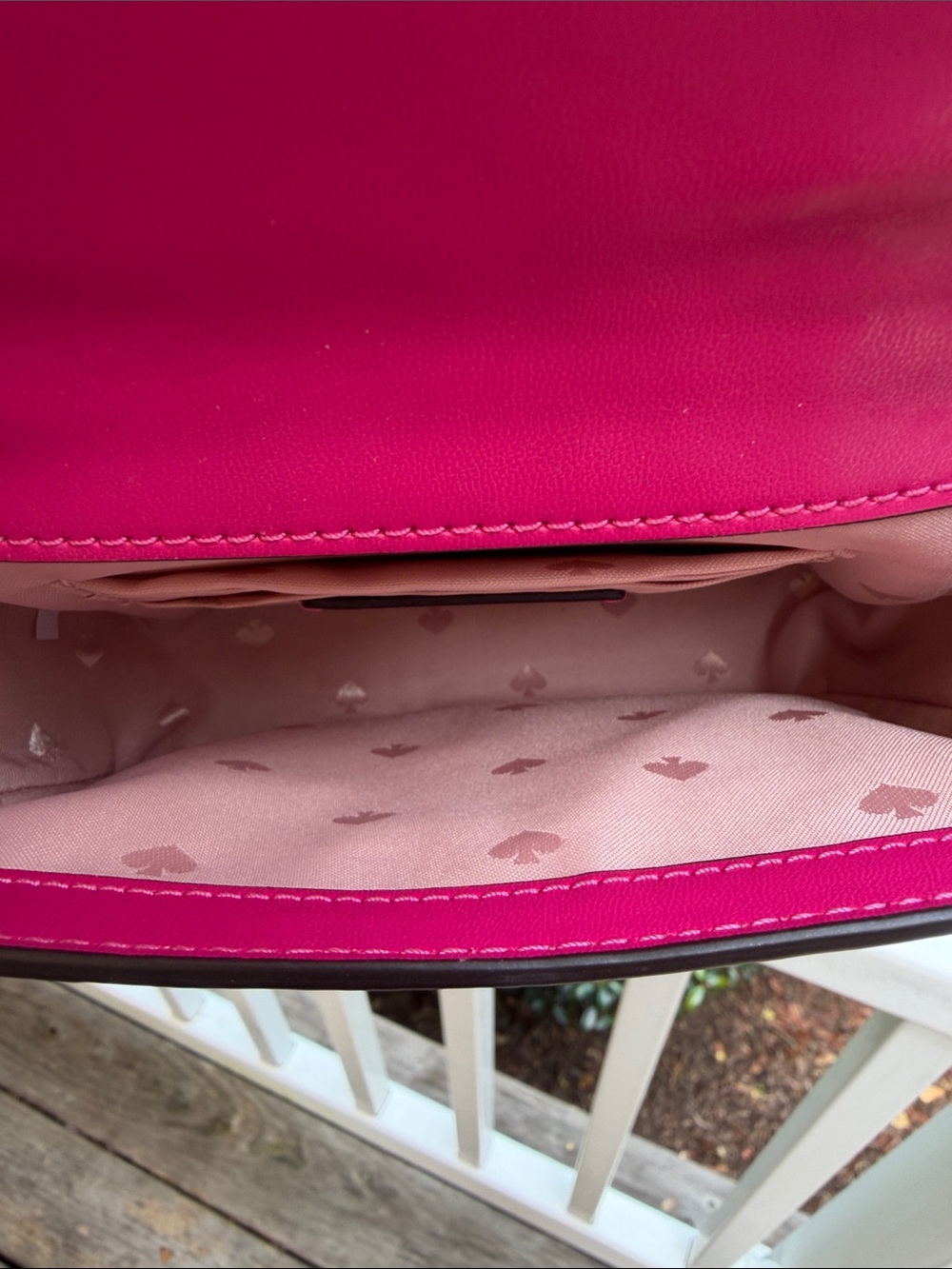 kate spade Hot Pink Croc-Embossed Mini Top-Handle Bag - Picture 9 of 17